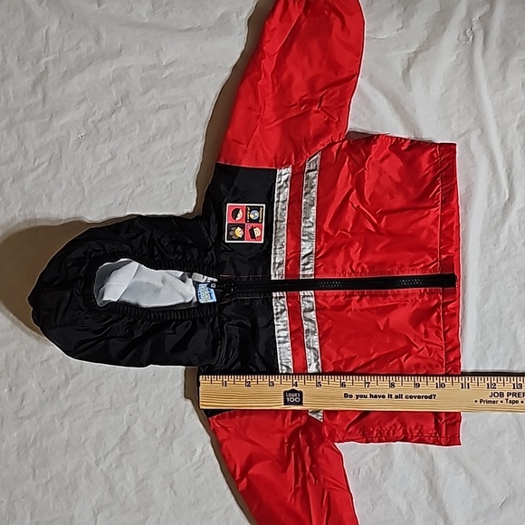 Disney It's a Small World Boy 12 Months 2pc Red Black Windbreaker/Track Suit - Picture 10 of 14